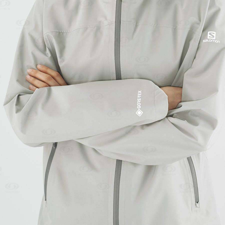 Chaqueta Softshell Salomon Chaquetas OUTLINE GORE-TEX 2.5L Mujer Blancos | MX-A1521