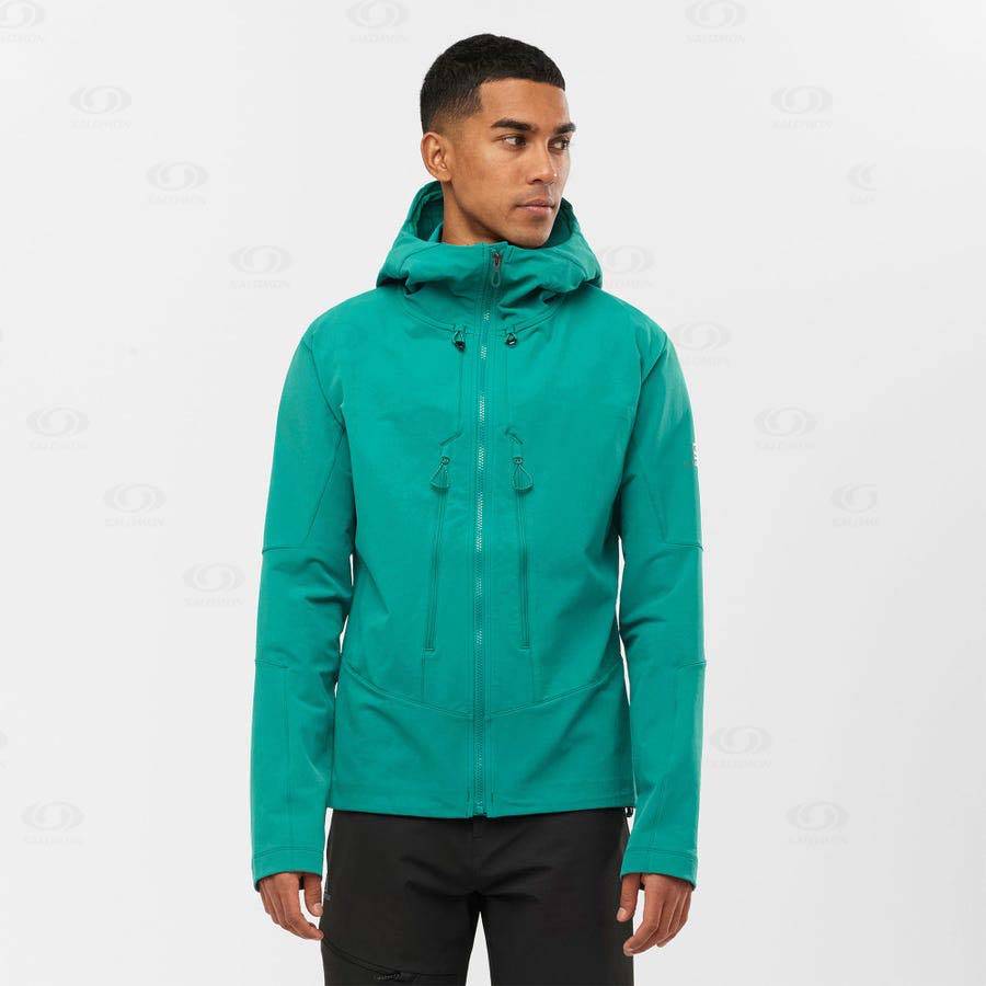 Chaqueta Softshell Salomon Chaquetas OUTPEAK SOFTSHELL Hombre Verdes | MX-A1682