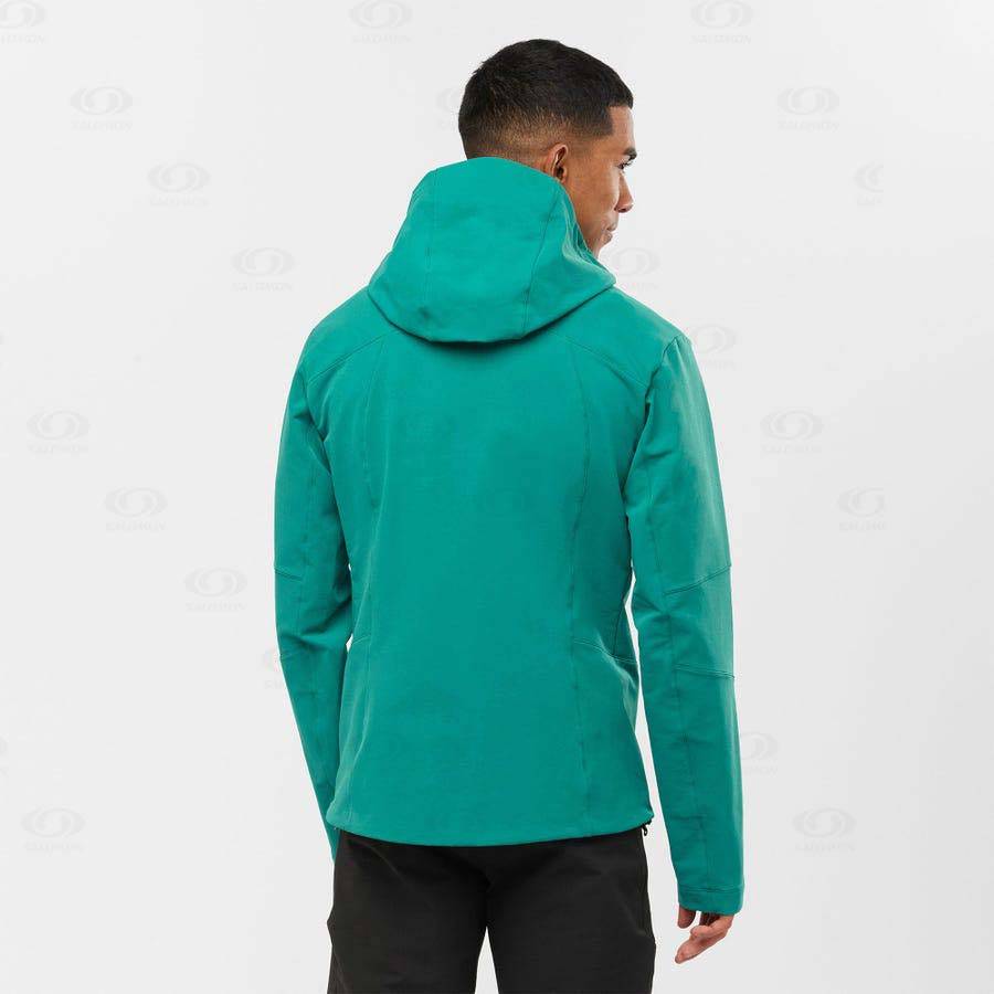 Chaqueta Softshell Salomon Chaquetas OUTPEAK SOFTSHELL Hombre Verdes | MX-A1682