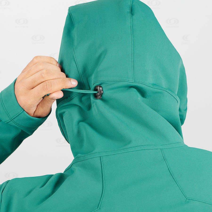 Chaqueta Softshell Salomon Chaquetas OUTPEAK SOFTSHELL Hombre Verdes | MX-A1682