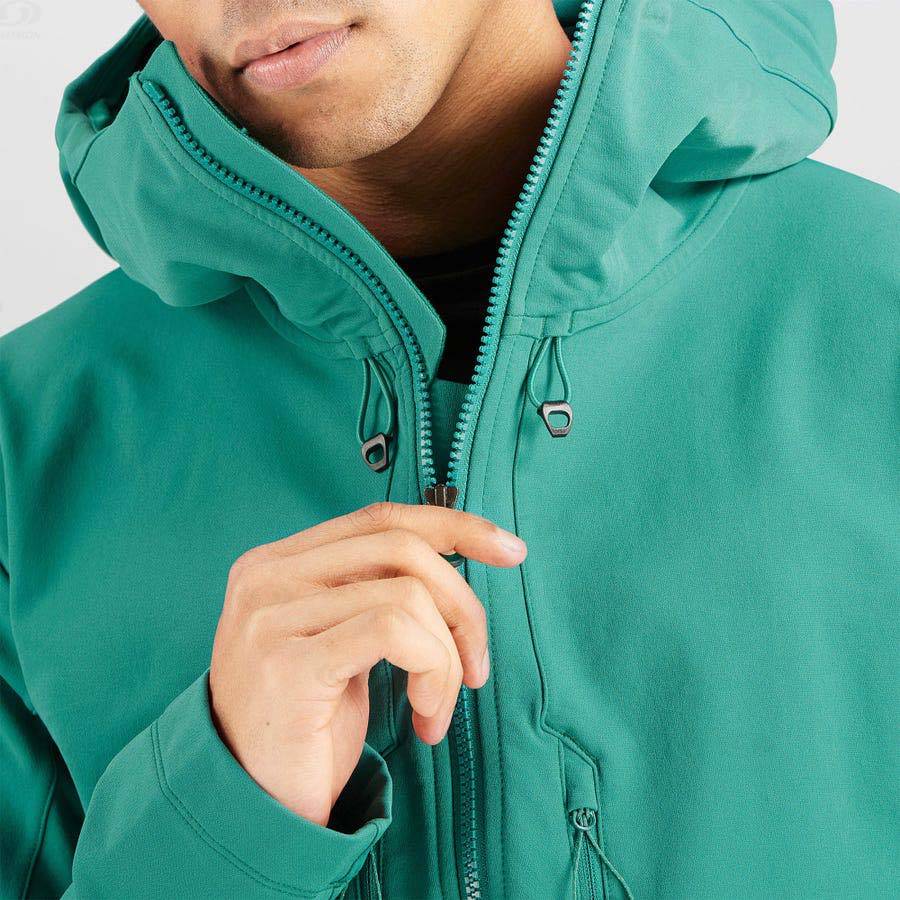 Chaqueta Softshell Salomon Chaquetas OUTPEAK SOFTSHELL Hombre Verdes | MX-A1682