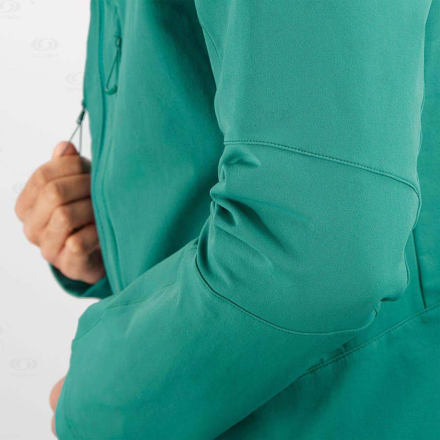 Chaqueta Softshell Salomon Chaquetas OUTPEAK SOFTSHELL Hombre Verdes | MX-A1682