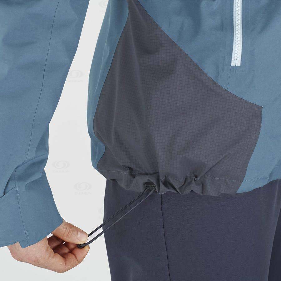 Chaqueta Softshell Salomon Chaquetas OUTLINE GORE-TEX HYBRID Mujer Azules | MX-A2326