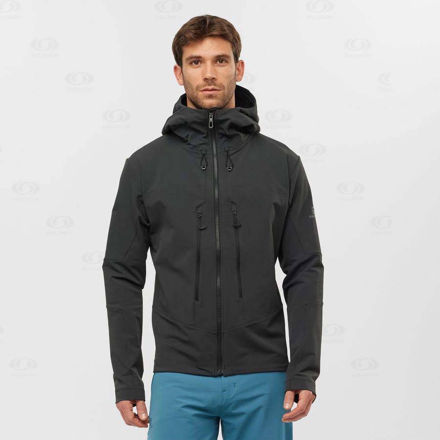 Chaqueta Softshell Salomon Chaquetas OUTPEAK SOFTSHELL Hombre Negros | MX-A2354