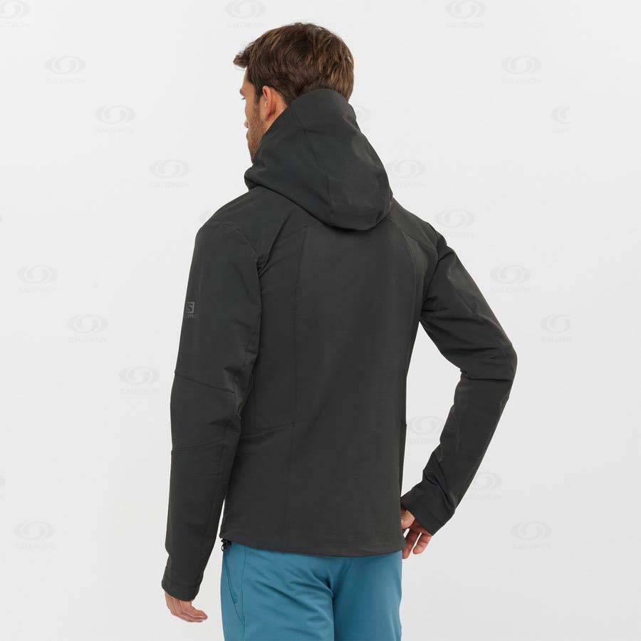 Chaqueta Softshell Salomon Chaquetas OUTPEAK SOFTSHELL Hombre Negros | MX-A2354