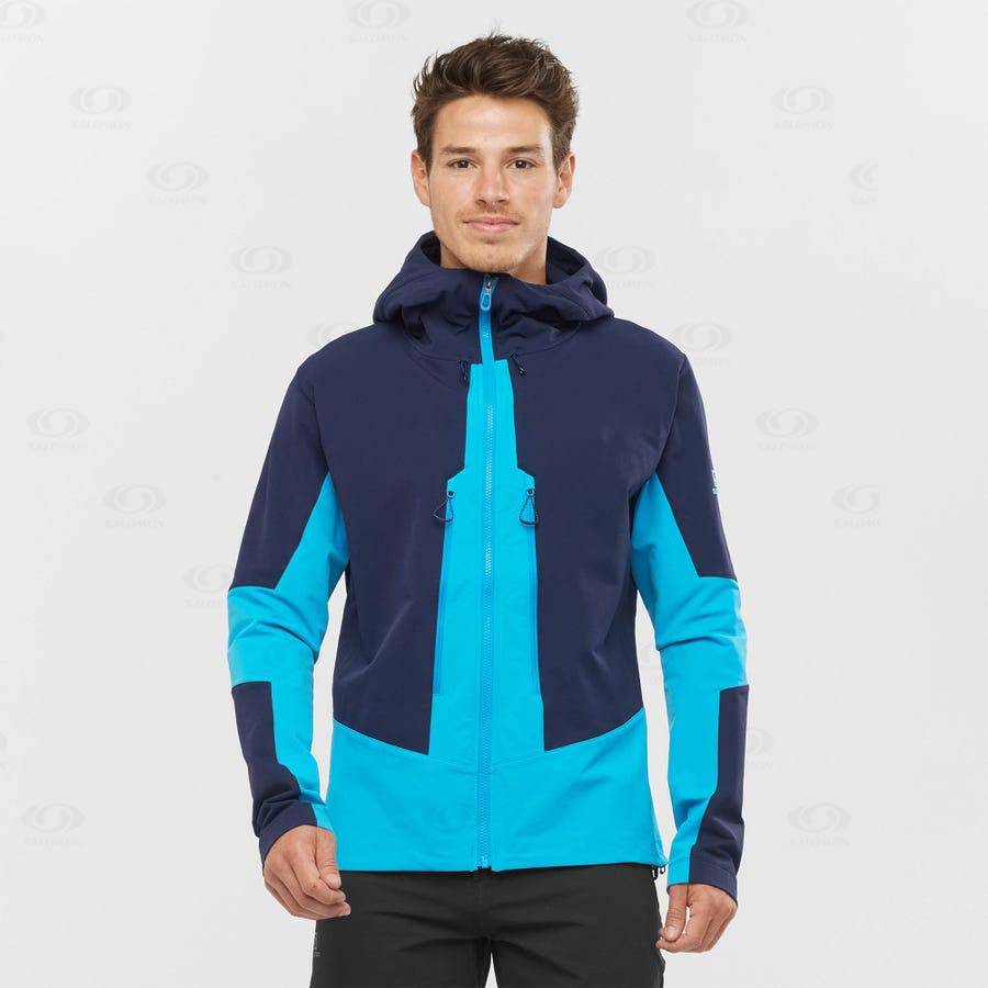 Chaqueta Softshell Salomon Chaquetas OUTPEAK SOFTSHELL Hombre Azules | MX-M1125