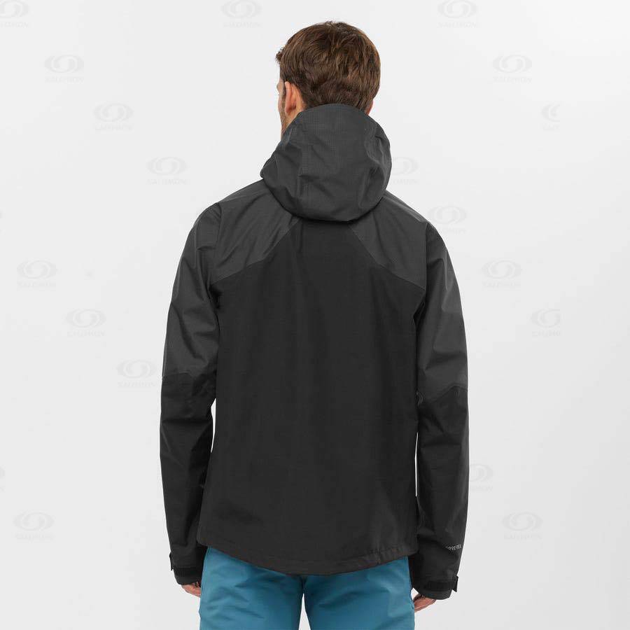 Chaqueta Softshell Salomon Chaquetas OUTLINE GORE-TEX HYBRID Hombre Negros | MX-M2308