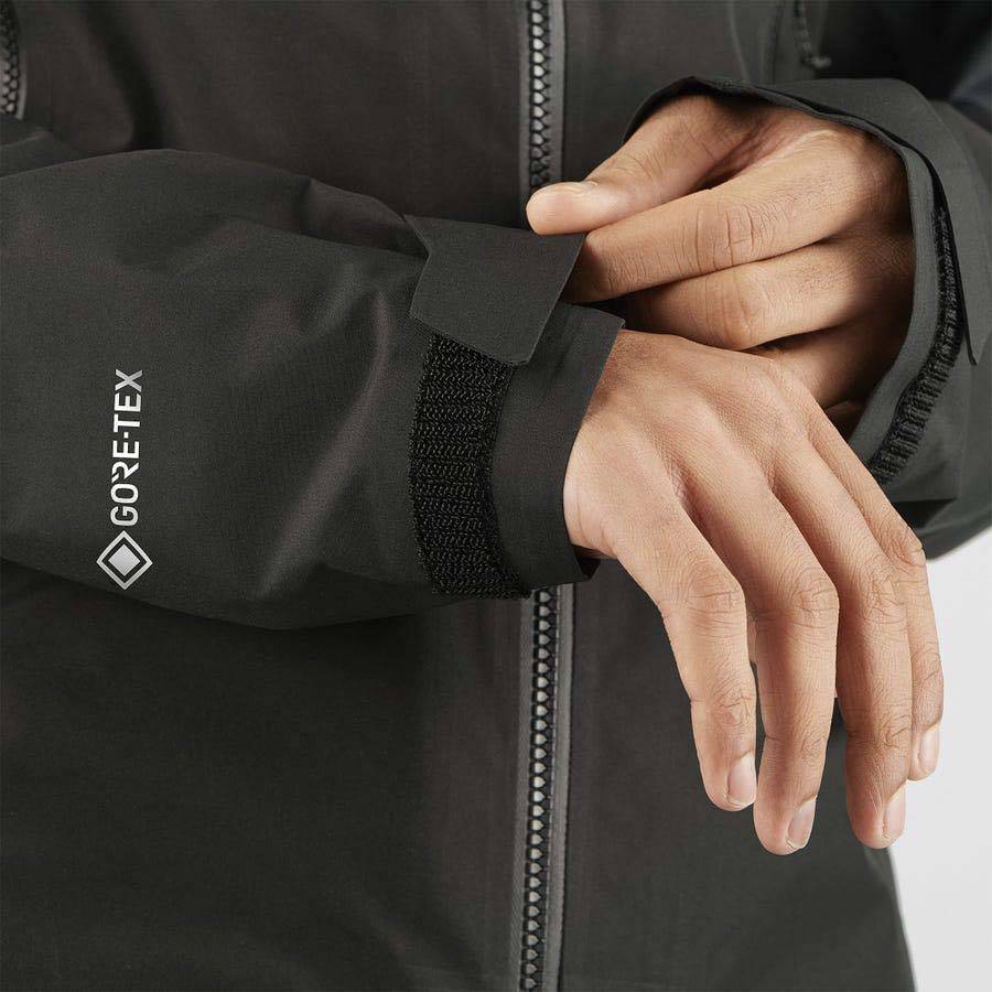 Chaqueta Softshell Salomon Chaquetas OUTLINE GORE-TEX HYBRID Hombre Negros | MX-M2308