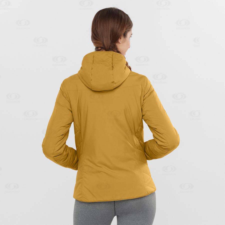 Chaqueta Softshell Salomon Chaquetas OUTRACK INSULATED Mujer Amarillos | MX-O1075