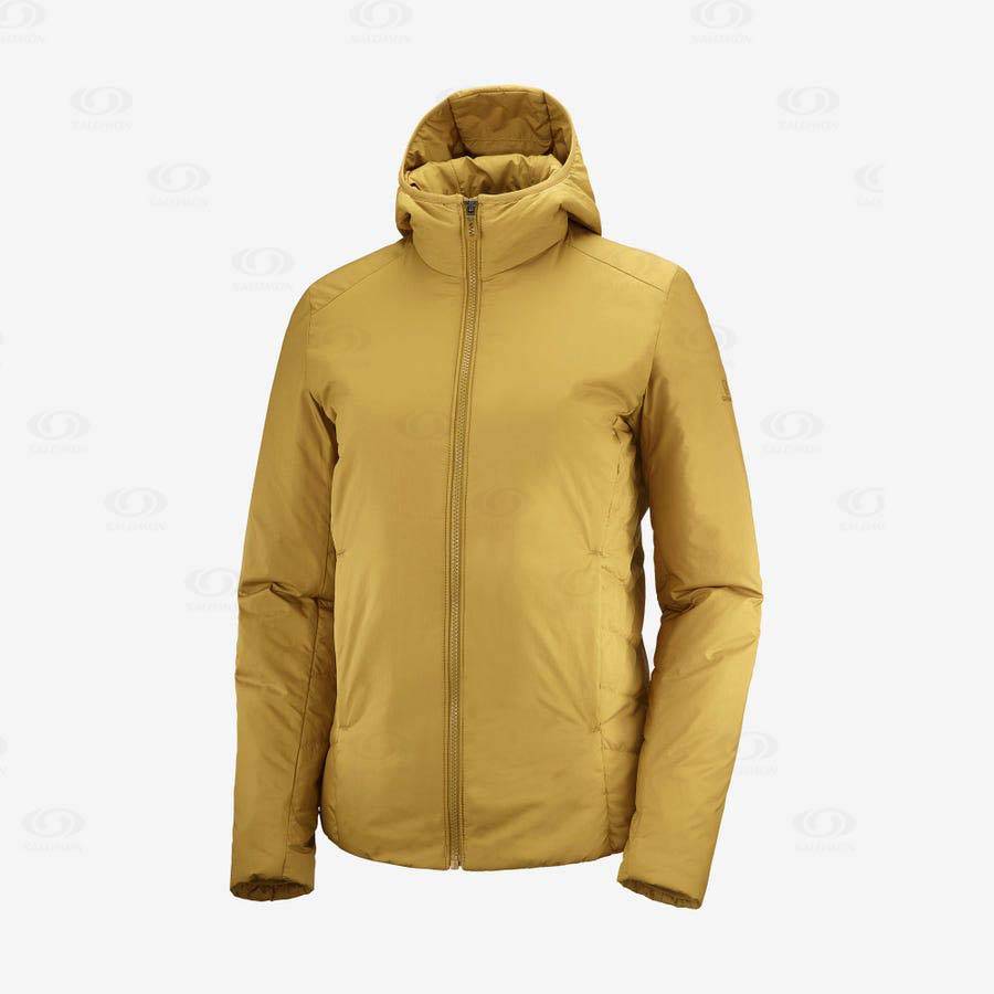 Chaqueta Softshell Salomon Chaquetas OUTRACK INSULATED Mujer Amarillos | MX-O1075