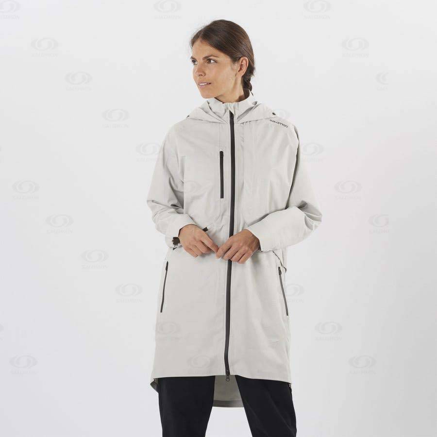 Chaqueta Softshell Salomon Chaquetas OUTLIFE WP COMMUTER PARKA W Mujer Blancos | MX-O1159