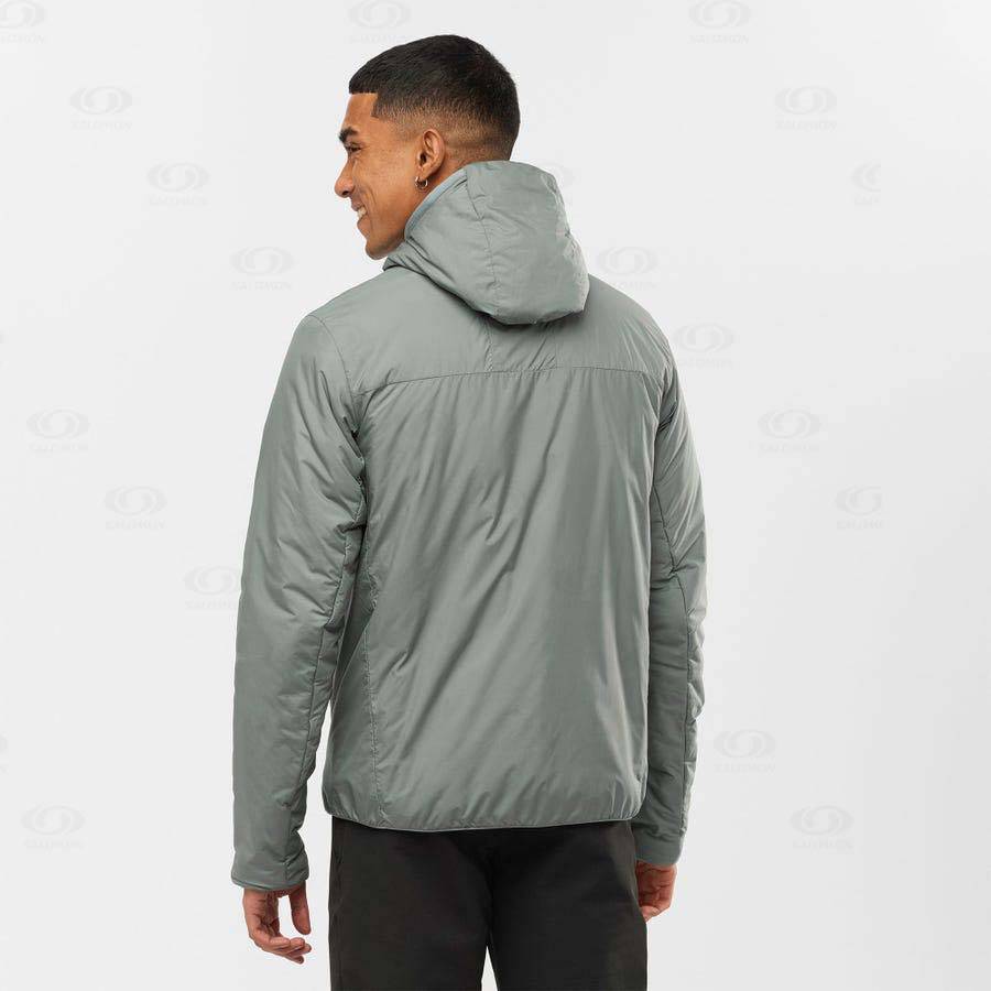 Chaqueta Softshell Salomon Chaquetas OUTRACK INSULATED Hombre Verde Oliva | MX-O1560