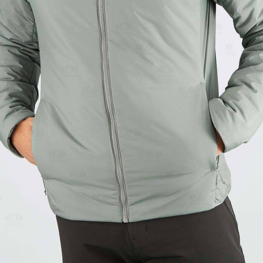 Chaqueta Softshell Salomon Chaquetas OUTRACK INSULATED Hombre Verde Oliva | MX-O1560