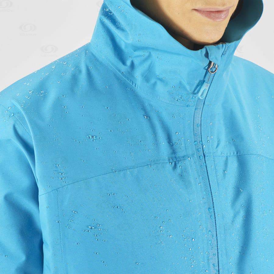 Chaqueta Softshell Salomon Chaquetas OUTLINE GORE-TEX 2.5L Mujer Azules | MX-O1903