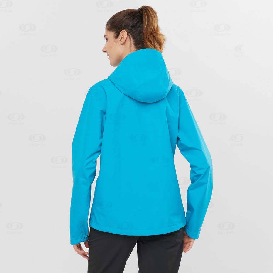 Chaqueta Softshell Salomon Chaquetas OUTLINE GORE-TEX 2.5L Mujer Azules | MX-O1903