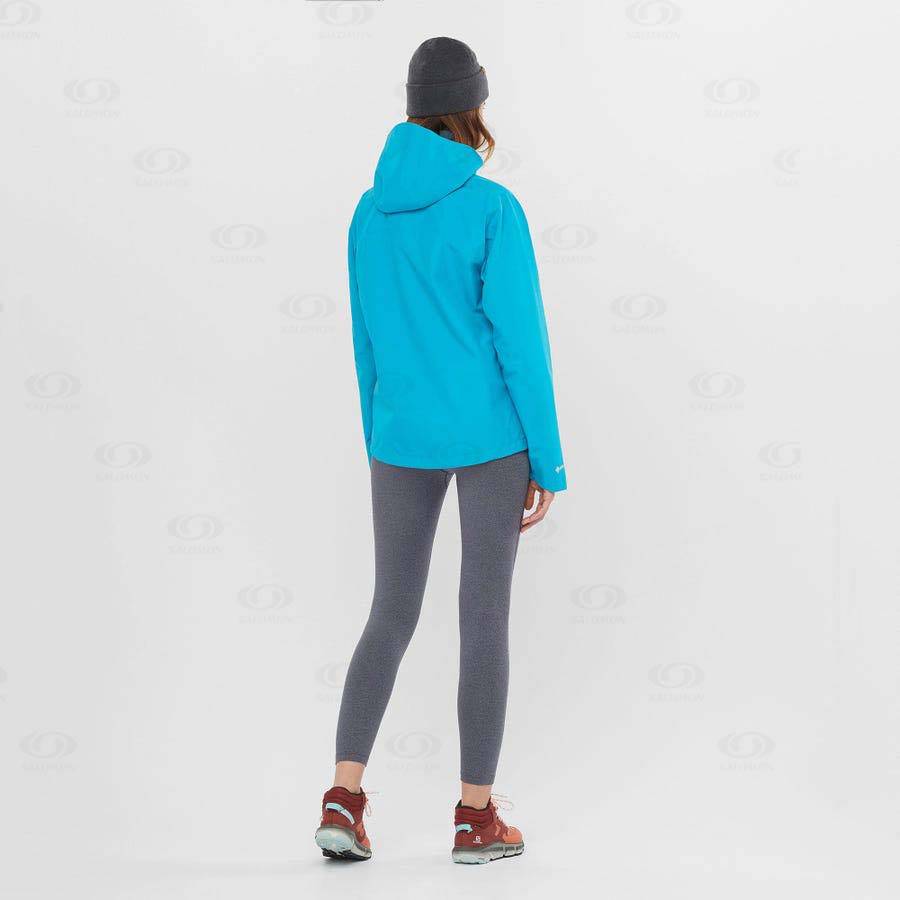 Chaqueta Softshell Salomon Chaquetas OUTLINE GORE-TEX 2.5L Mujer Azules | MX-O1903