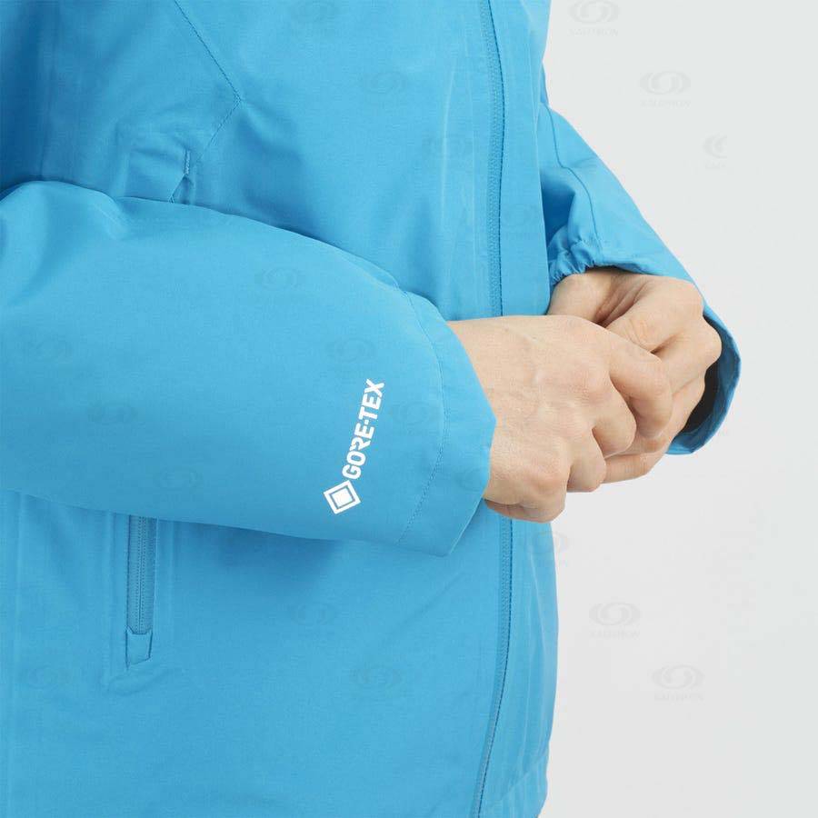 Chaqueta Softshell Salomon Chaquetas OUTLINE GORE-TEX 2.5L Mujer Azules | MX-O1903