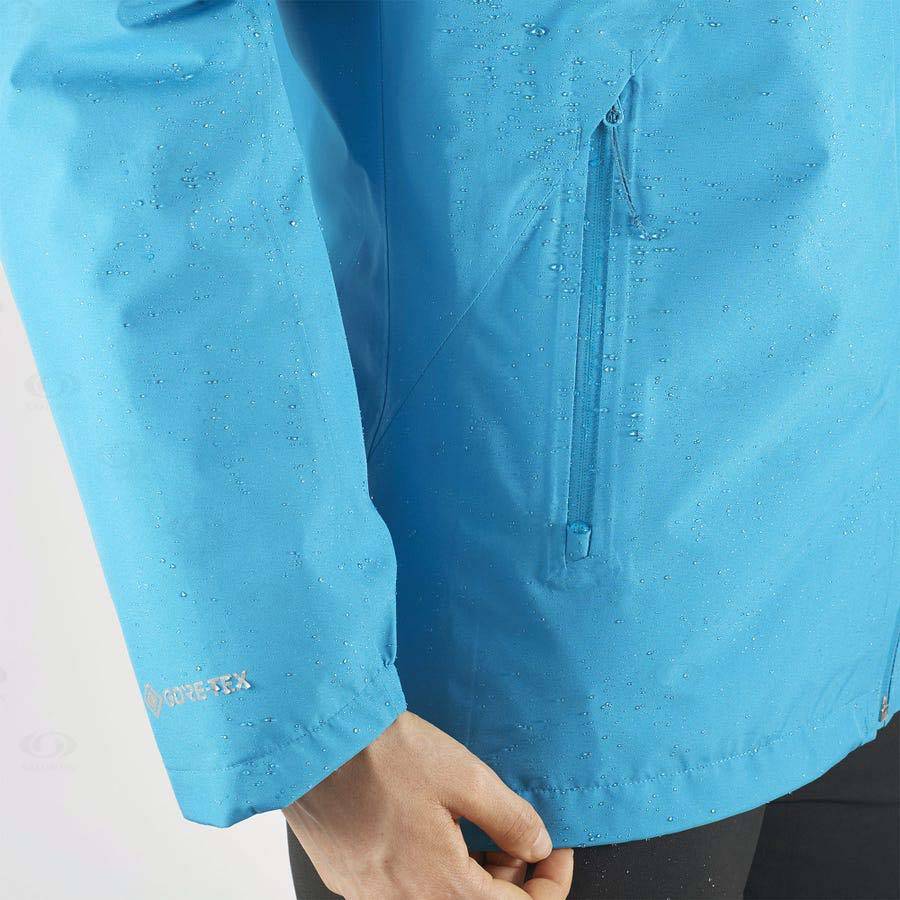 Chaqueta Softshell Salomon Chaquetas OUTLINE GORE-TEX 2.5L Mujer Azules | MX-O1903