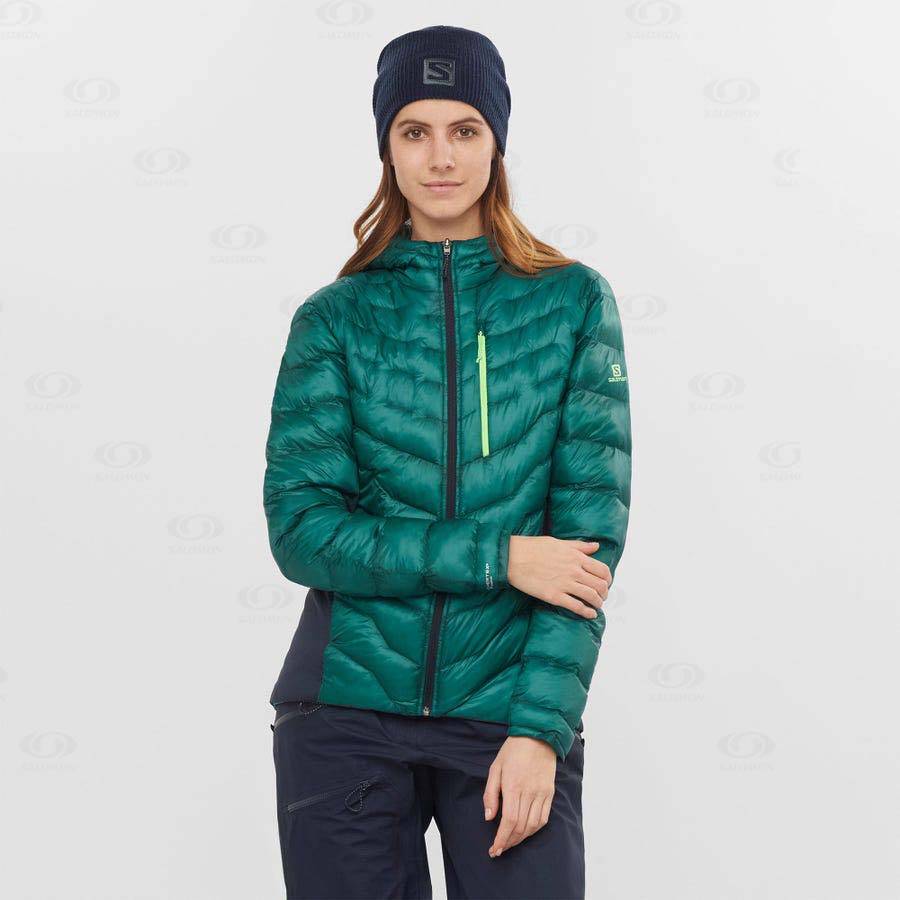 Chaqueta Softshell Salomon Chaquetas OUTPEAK PRIMALOFT Mujer Verdes | MX-O2582