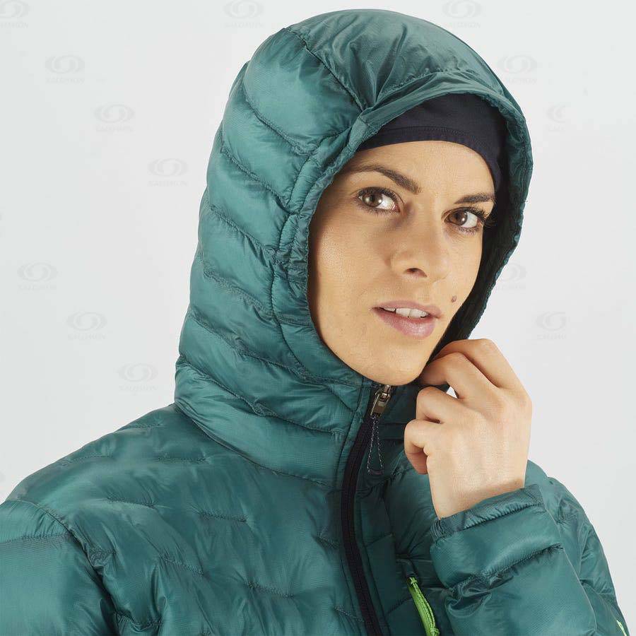 Chaqueta Softshell Salomon Chaquetas OUTPEAK PRIMALOFT Mujer Verdes | MX-O2582