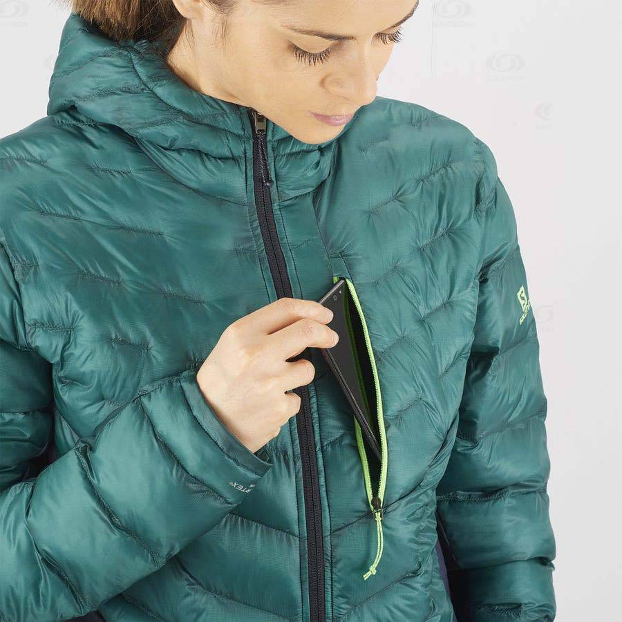 Chaqueta Softshell Salomon Chaquetas OUTPEAK PRIMALOFT Mujer Verdes | MX-O2582