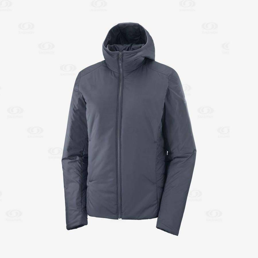 Chaqueta Softshell Salomon Chaquetas OUTRACK INSULATED Mujer Azul Marino | MX-S1891