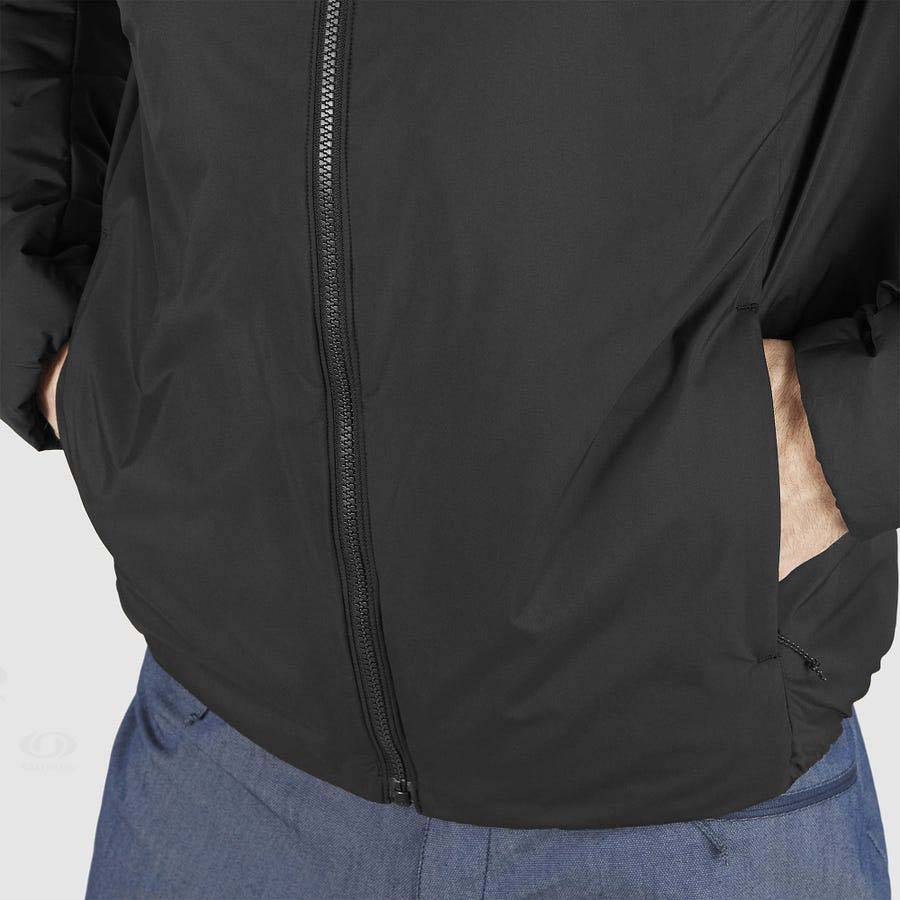 Chaqueta Softshell Salomon Chaquetas OUTRACK INSULATED Hombre Negros | MX-S2570