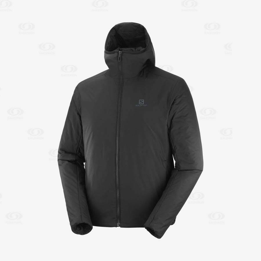 Chaqueta Softshell Salomon Chaquetas OUTRACK INSULATED Hombre Negros | MX-S2570