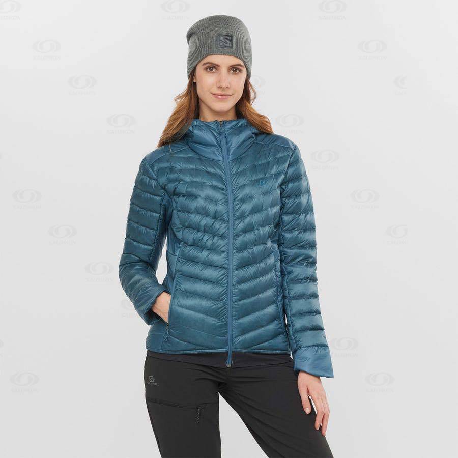 Chaqueta Softshell Salomon Chaquetas OUTLINE DOWN Mujer Azules | MX-W3550