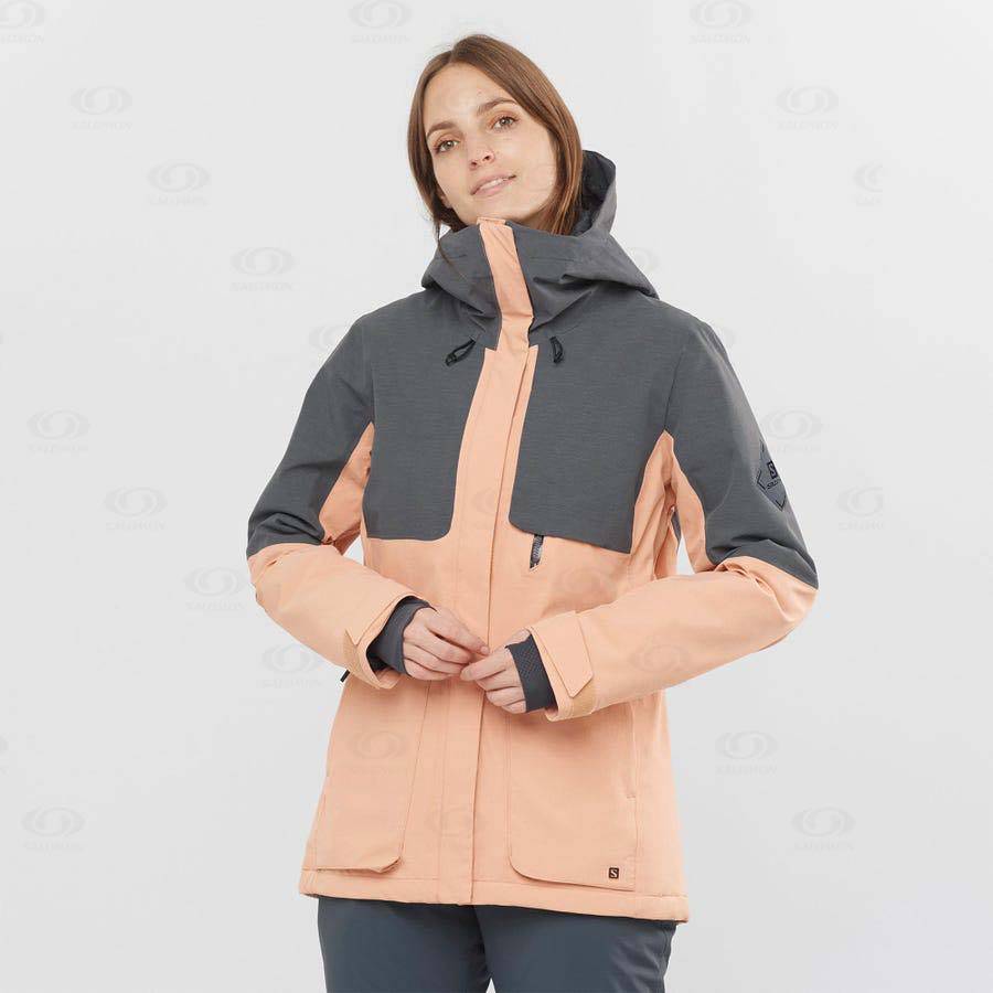 Chaqueta Softshell Salomon Chaquetas PROOF LIGHT Mujer Marrom | MX-O2176