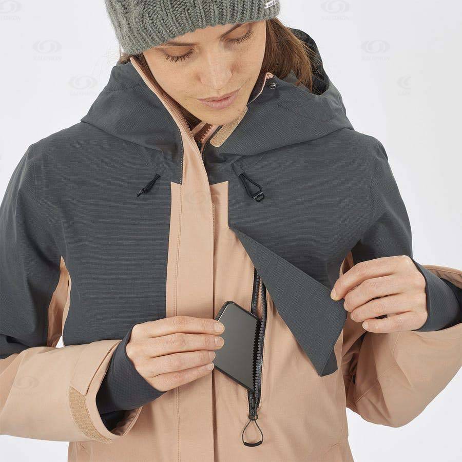 Chaqueta Softshell Salomon Chaquetas PROOF LIGHT Mujer Marrom | MX-O2176