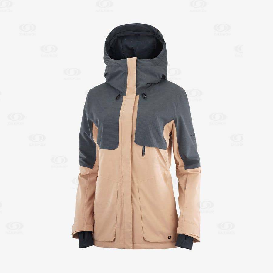 Chaqueta Softshell Salomon Chaquetas PROOF LIGHT Mujer Marrom | MX-O2176