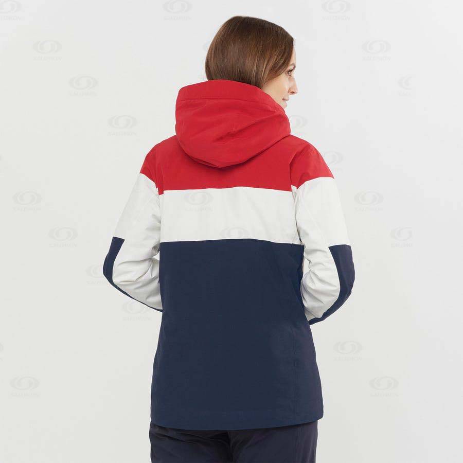 Chaqueta Softshell Salomon Chaquetas SLALOM Mujer Blancos | MX-N2401