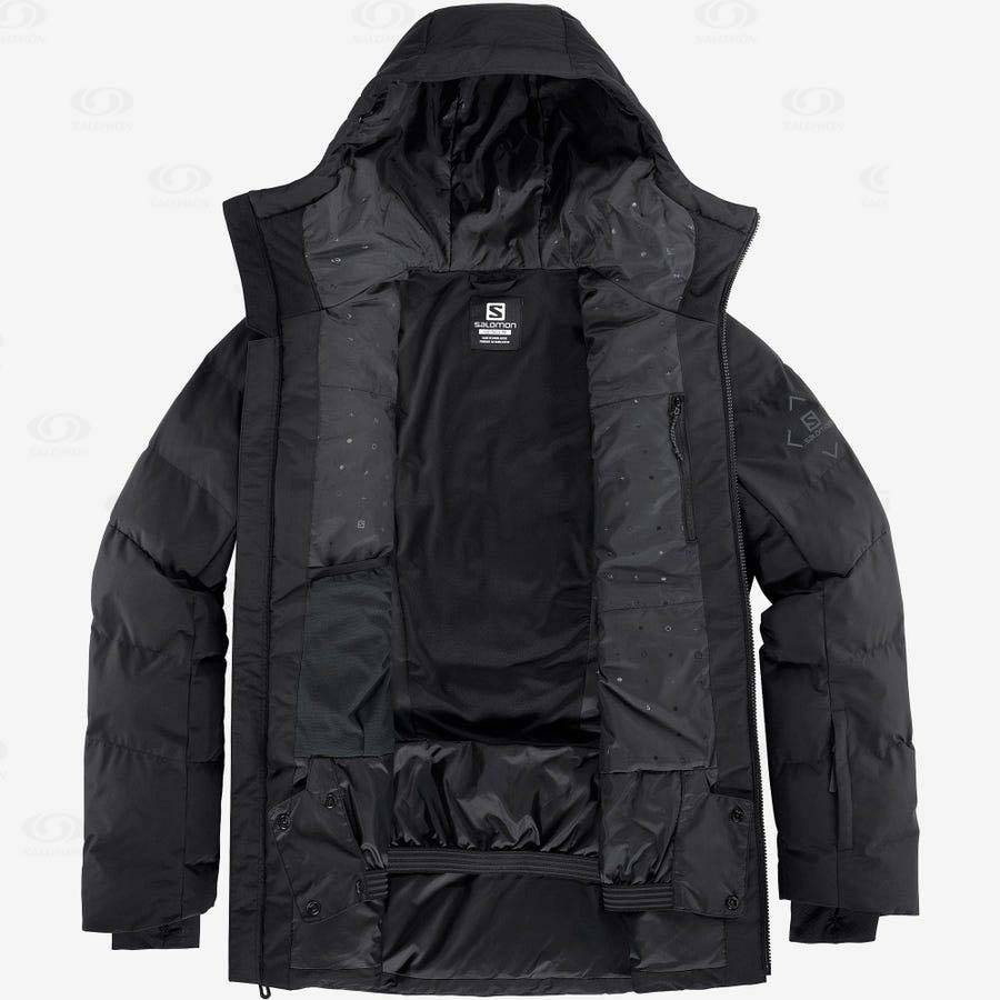 Chaqueta Softshell Salomon Chaquetas SNOWSHELTER Hombre Negros | MX-A2284