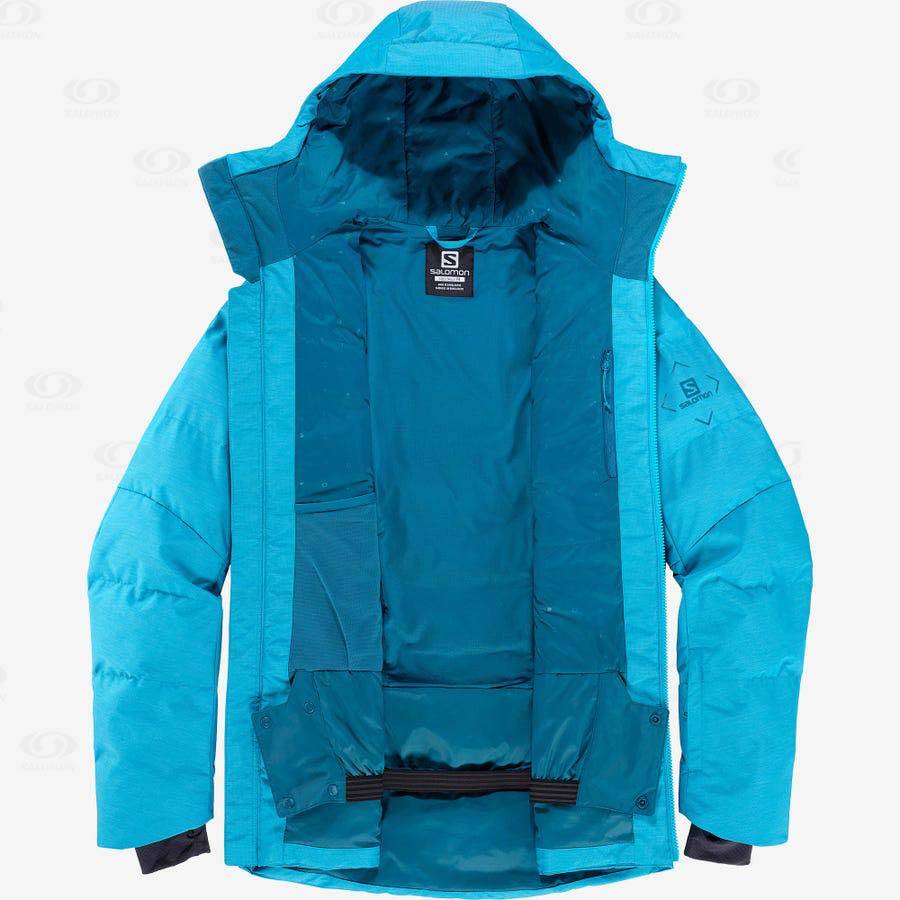 Chaqueta Softshell Salomon Chaquetas SNOWSHELTER Hombre Azules | MX-O2379