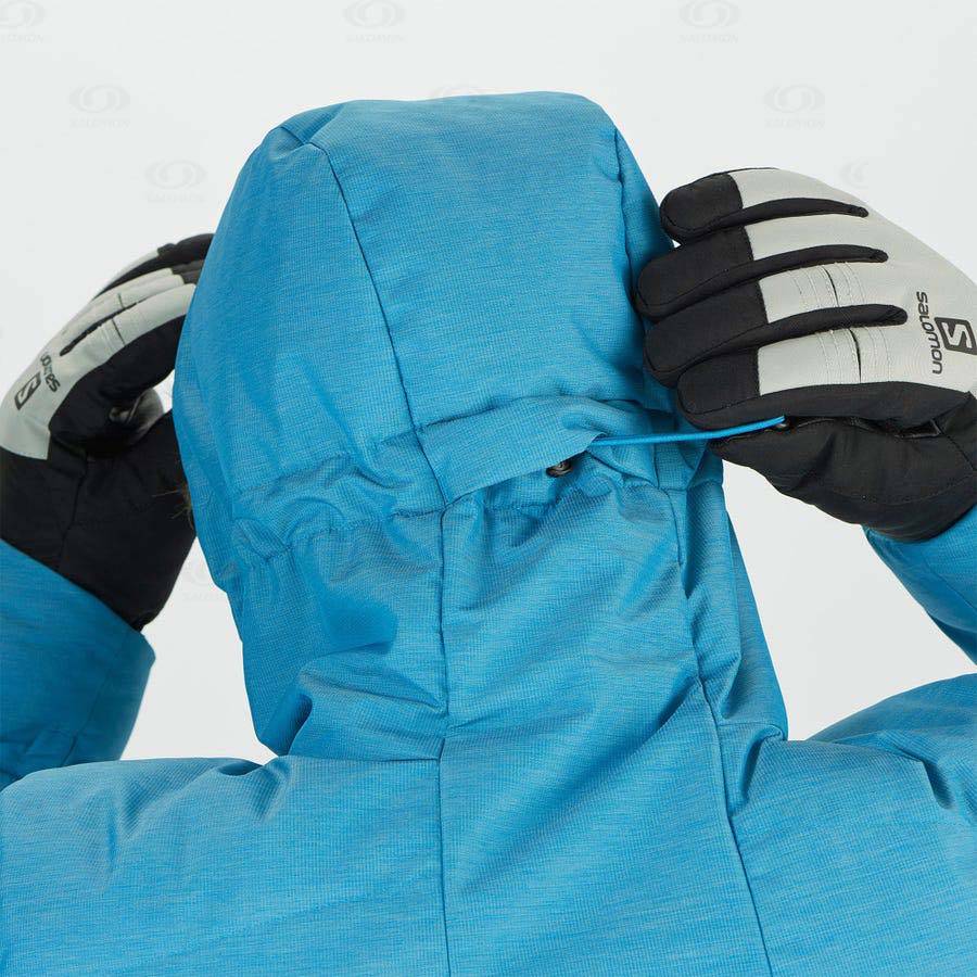 Chaqueta Softshell Salomon Chaquetas SNOWSHELTER Hombre Azules | MX-O2379