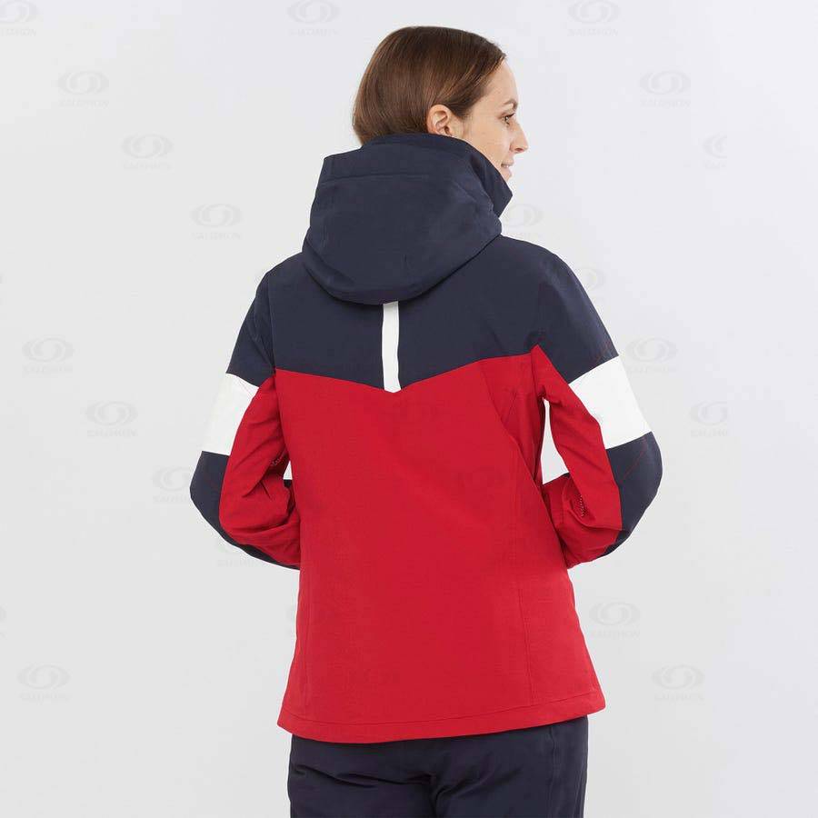 Chaqueta Softshell Salomon Chaquetas SPEED Mujer Rojos | MX-L1158