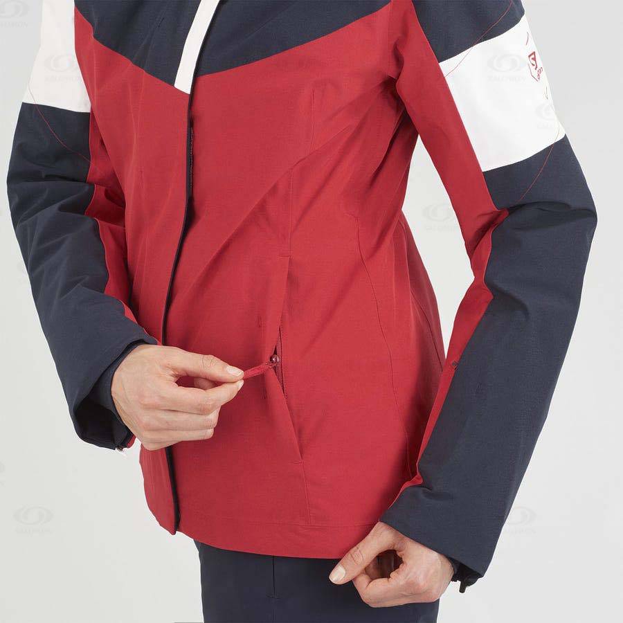 Chaqueta Softshell Salomon Chaquetas SPEED Mujer Rojos | MX-L1158