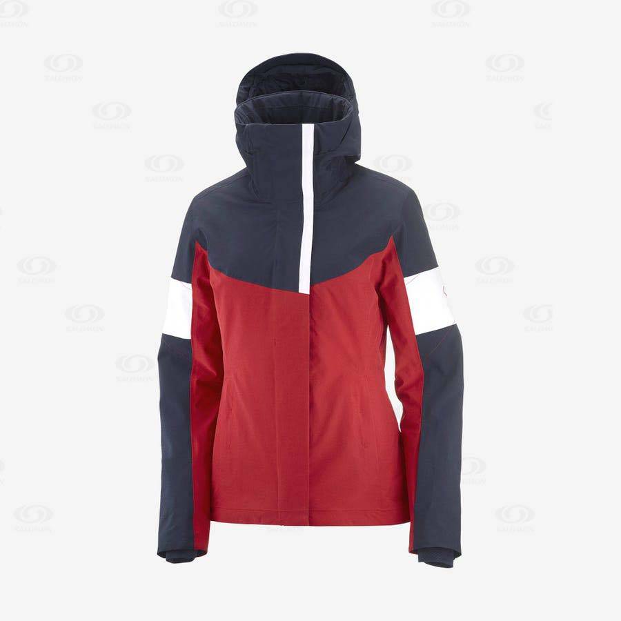 Chaqueta Softshell Salomon Chaquetas SPEED Mujer Rojos | MX-L1158