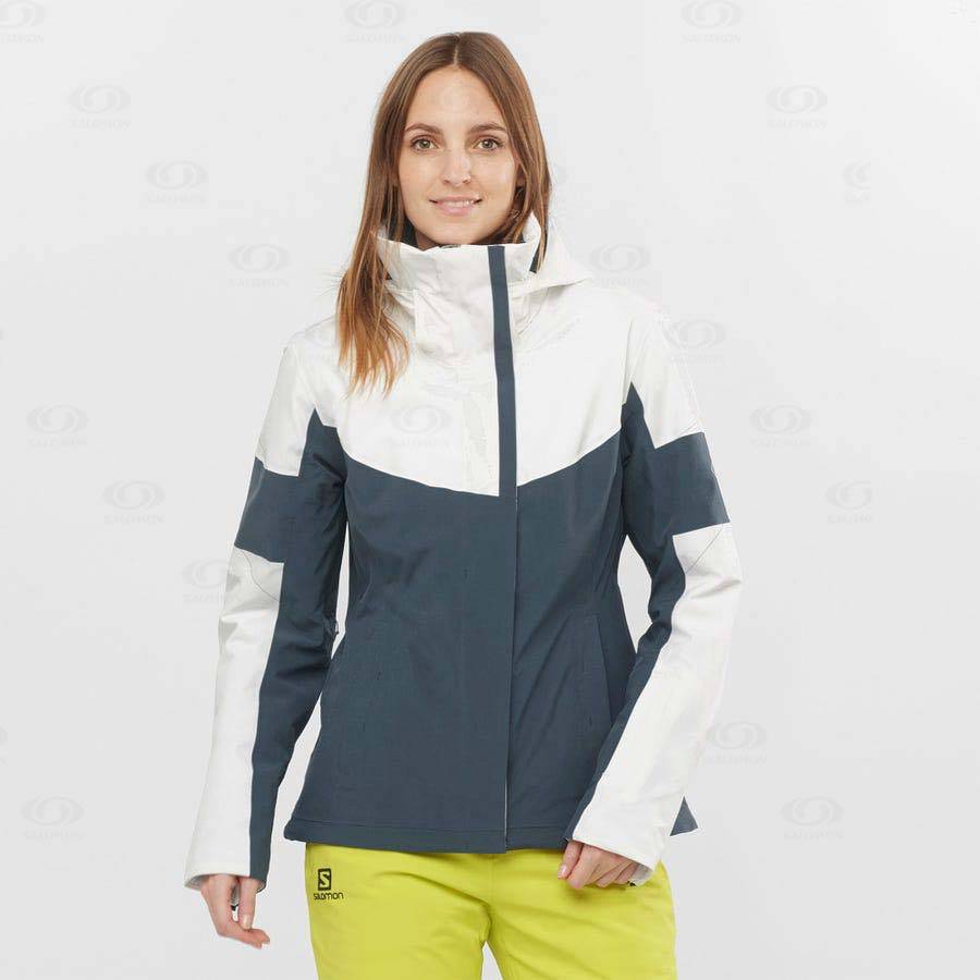 Chaqueta Softshell Salomon Chaquetas SPEED Mujer Grises | MX-N2611