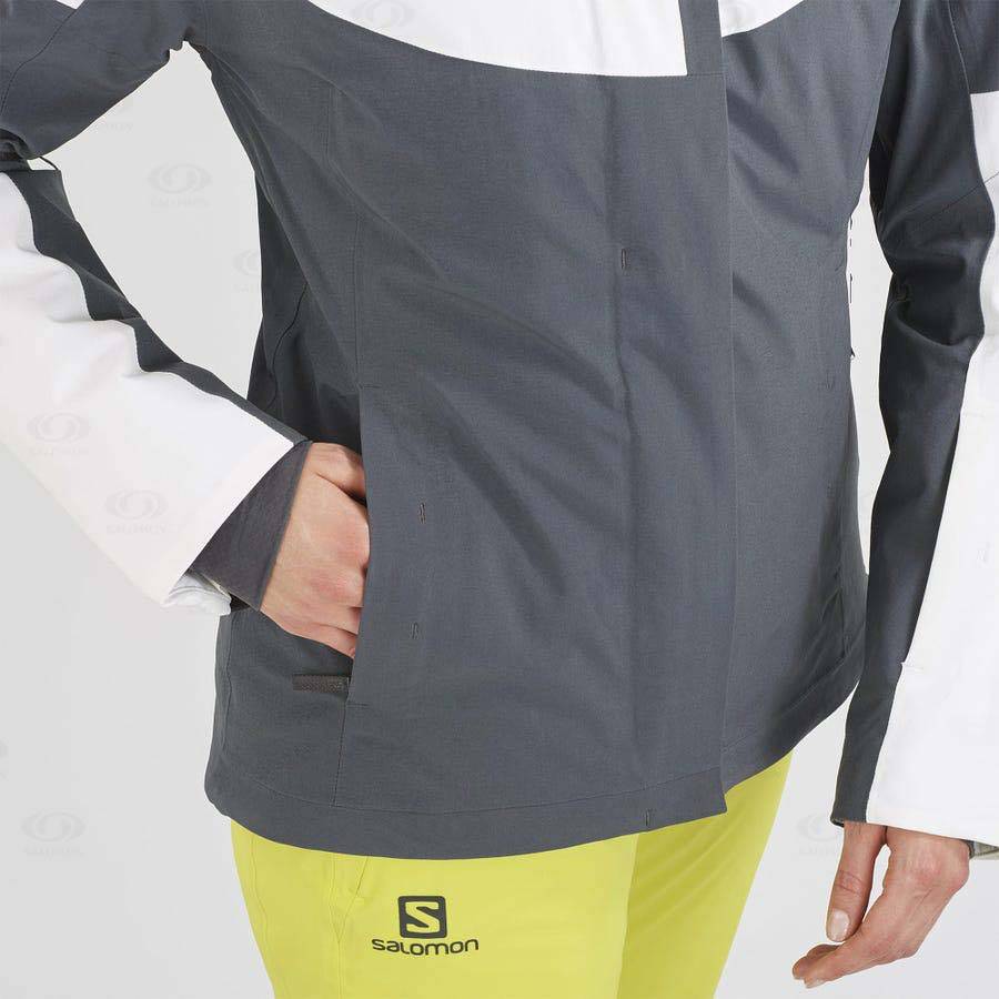 Chaqueta Softshell Salomon Chaquetas SPEED Mujer Grises | MX-N2611