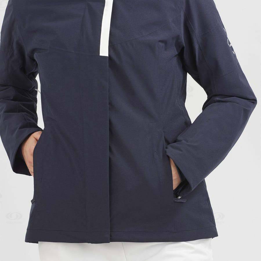 Chaqueta Softshell Salomon Chaquetas SPEED Mujer Azul Marino | MX-O1525