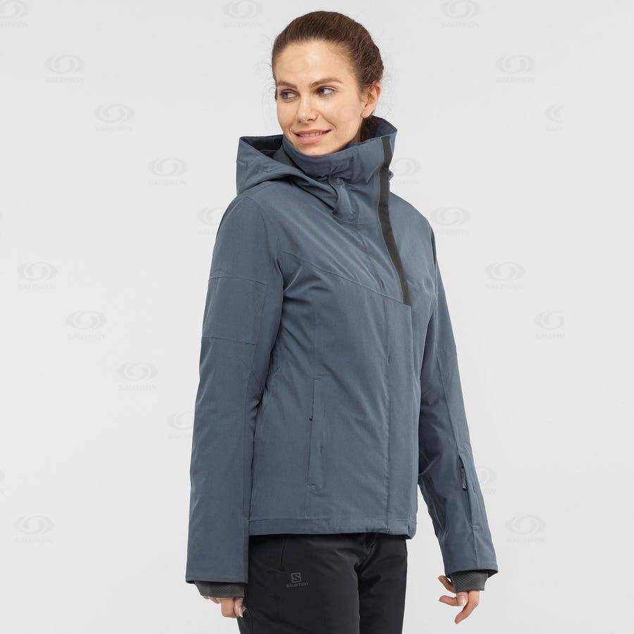 Chaqueta Softshell Salomon Chaquetas SPEED Mujer Plateados | MX-O1707