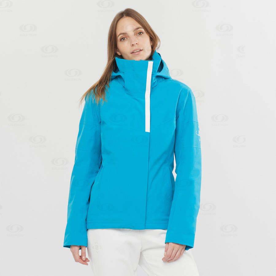 Chaqueta Softshell Salomon Chaquetas SPEED Mujer Azules | MX-O2505