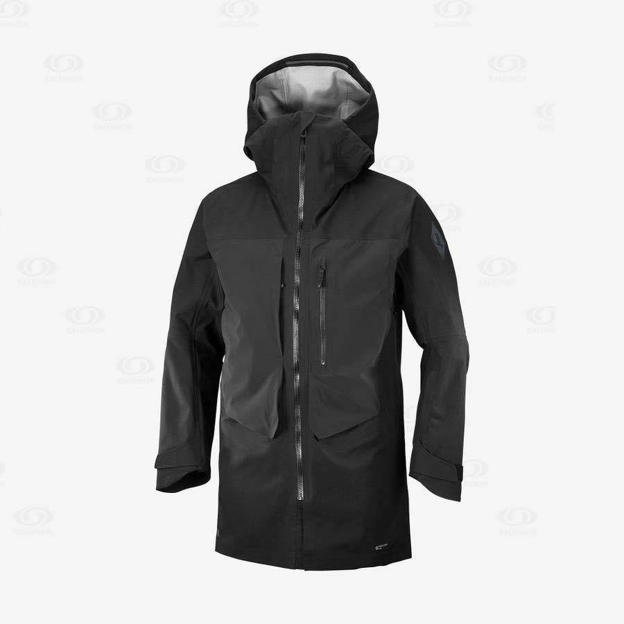 Chaqueta Softshell Salomon Chaquetas STANCE 3L LONG Hombre Negros | MX-L1459