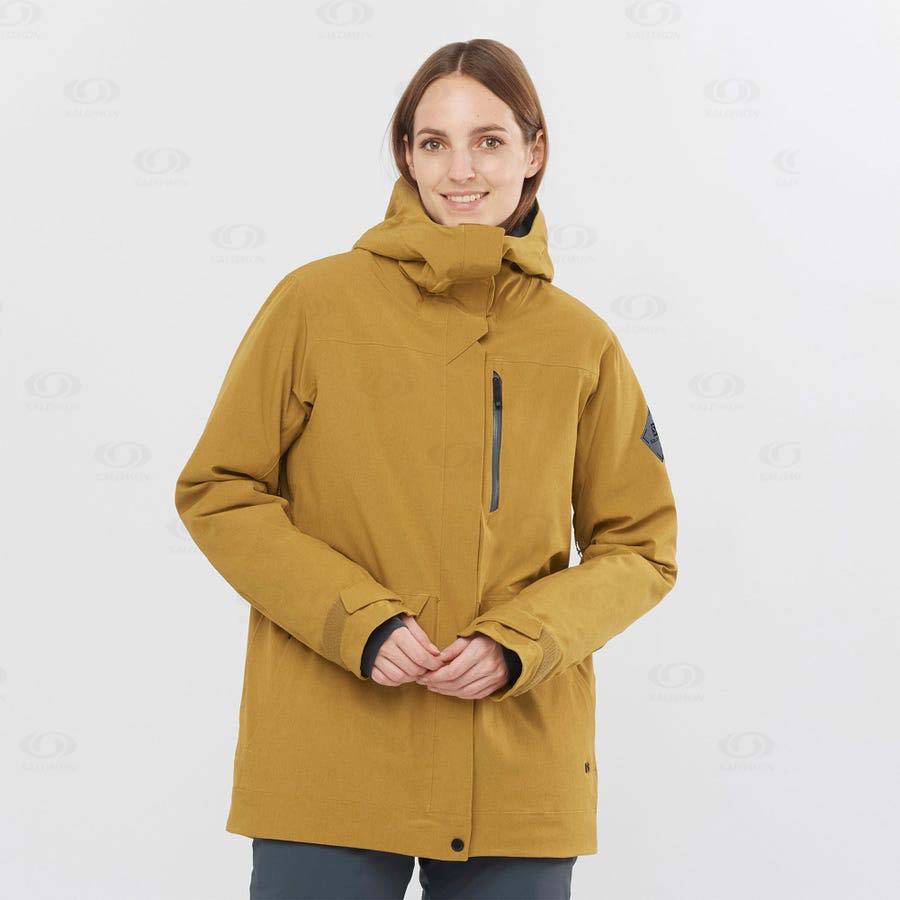 Chaqueta Softshell Salomon Chaquetas STANCE CARGO Mujer Marrom | MX-L2222