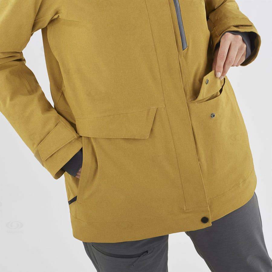 Chaqueta Softshell Salomon Chaquetas STANCE CARGO Mujer Marrom | MX-L2222