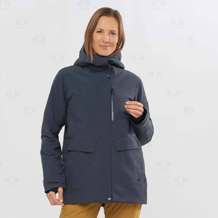 Chaqueta Softshell Salomon Chaquetas STANCE CARGO Mujer Negros | MX-O2482