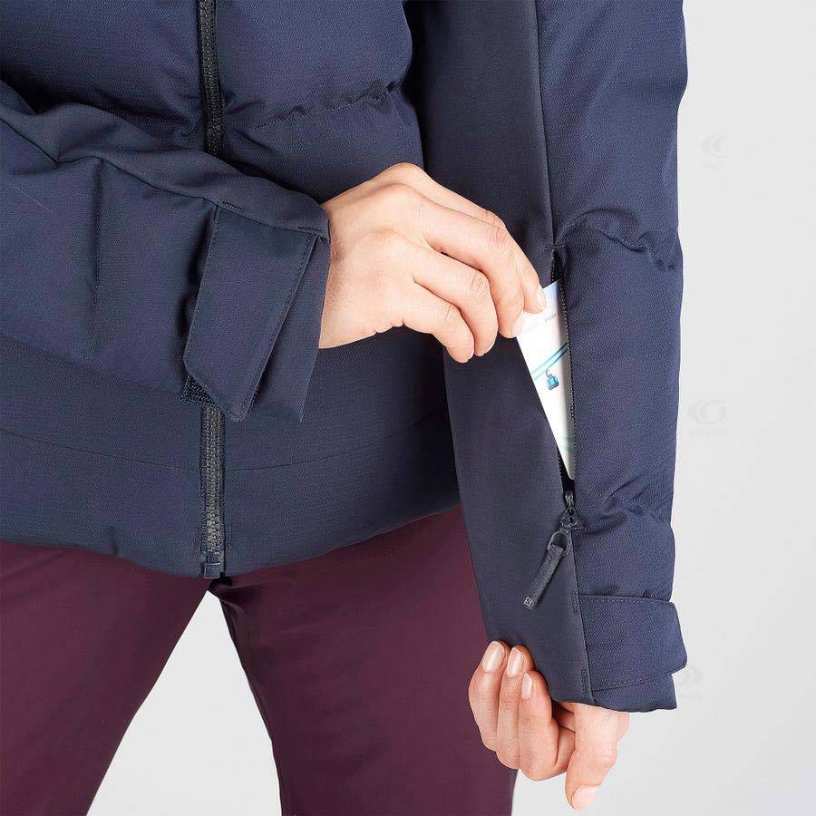 Chaqueta Softshell Salomon Chaquetas STORMCOZY Mujer Azul Marino | MX-O1012