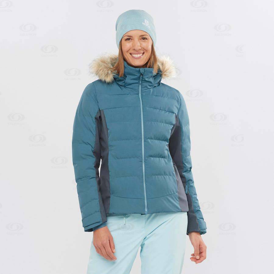 Chaqueta Softshell Salomon Chaquetas STORMCOZY Mujer Azules | MX-O1245